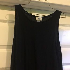 Old navy float black tank top